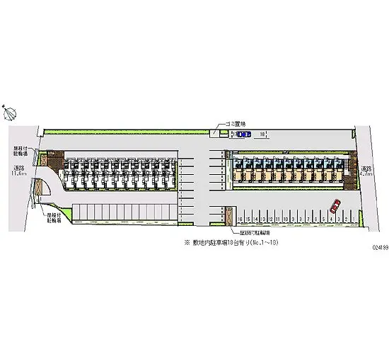 ★手数料０円★彦根市高宮町　月極駐車場（LP）